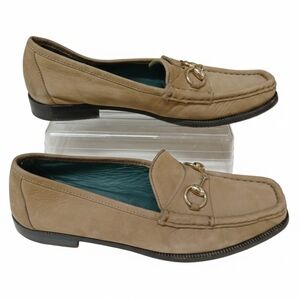 Gucci Tan Leather Loafers